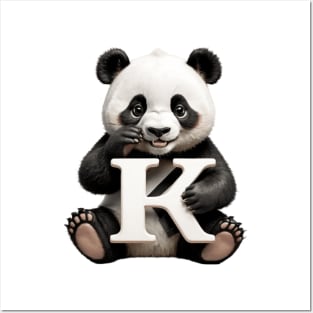 Panda with K Posters and Art